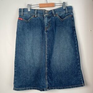 Vintage Y2K Guess USA Blue Denim Skirt 30 Waist Women’s